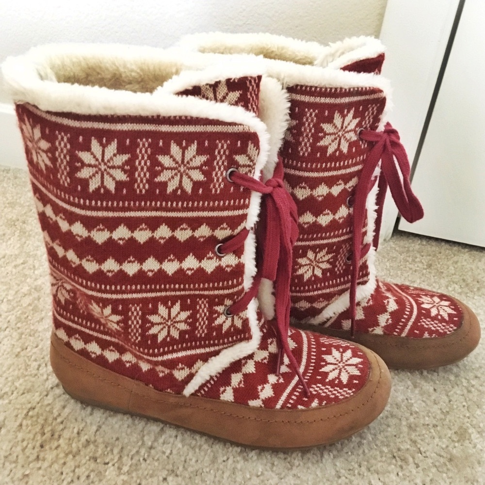 Lucky Brand Fuzzy Boots